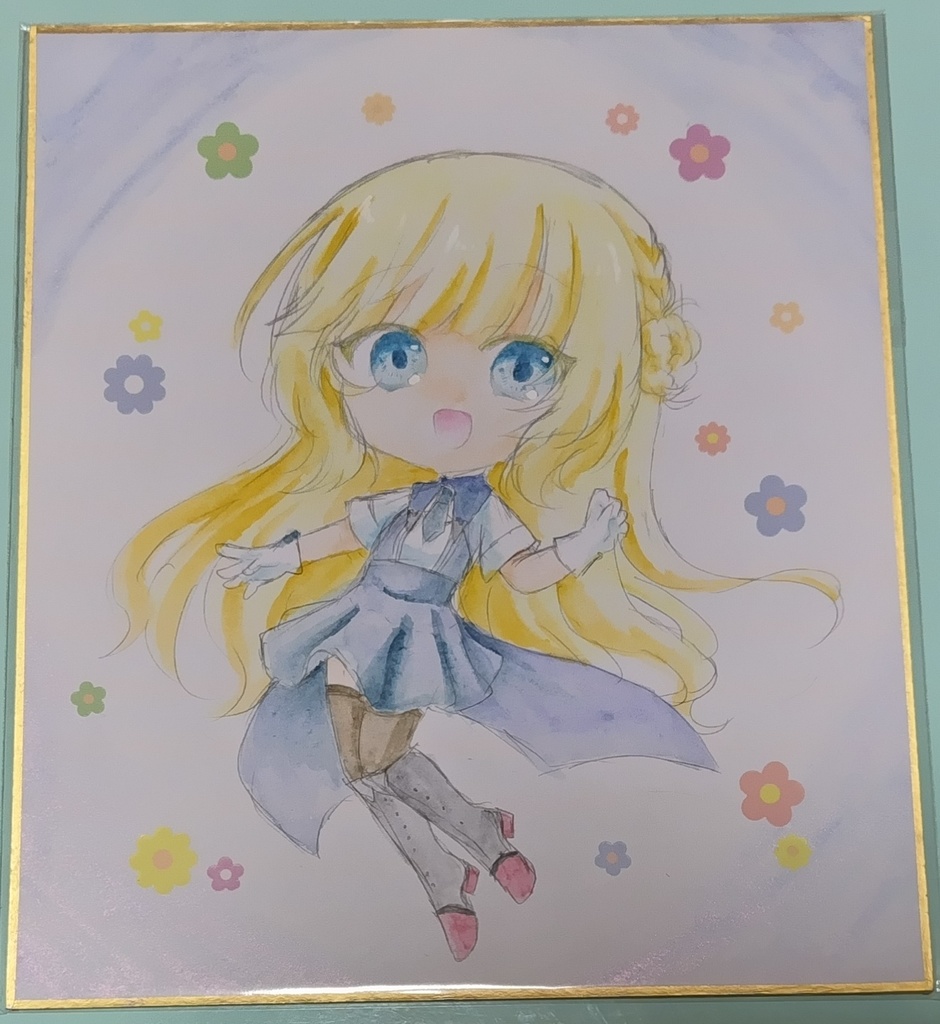 艦これ（艦隊これくしょん）手描き色紙　レンジャー