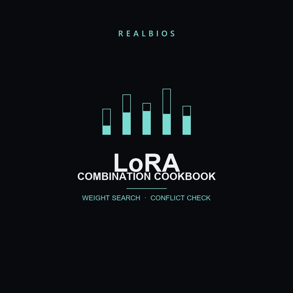 LoRA Combination Cookbook｜自分のLoRAでWeightを探す実験キット