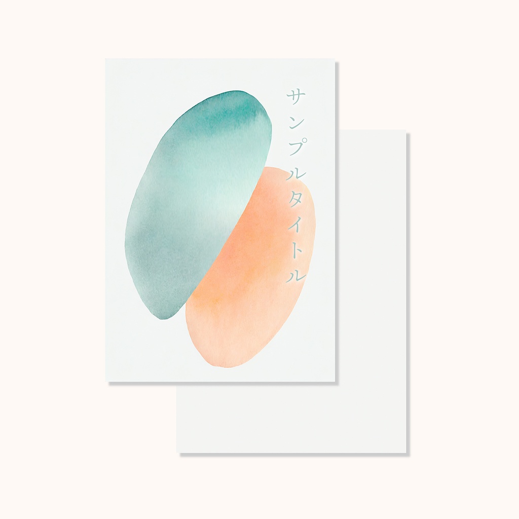 同人誌 表紙・裏表紙素材セット「abstract #1」