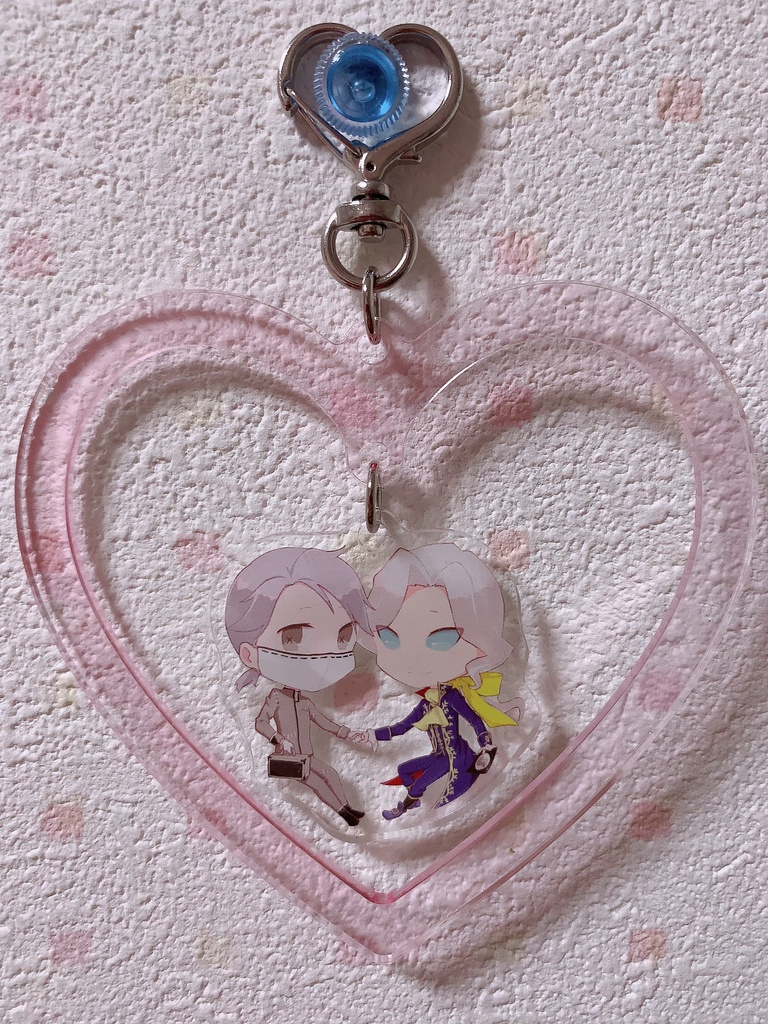 納写ゆらゆらハートアクキー