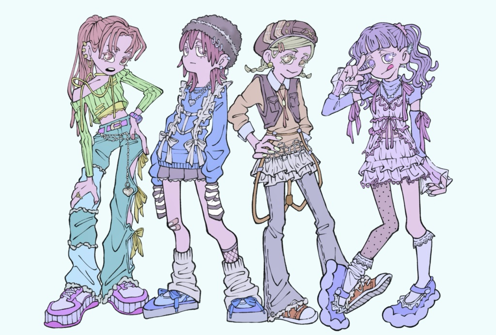 ポストカード  (autumn fashion)