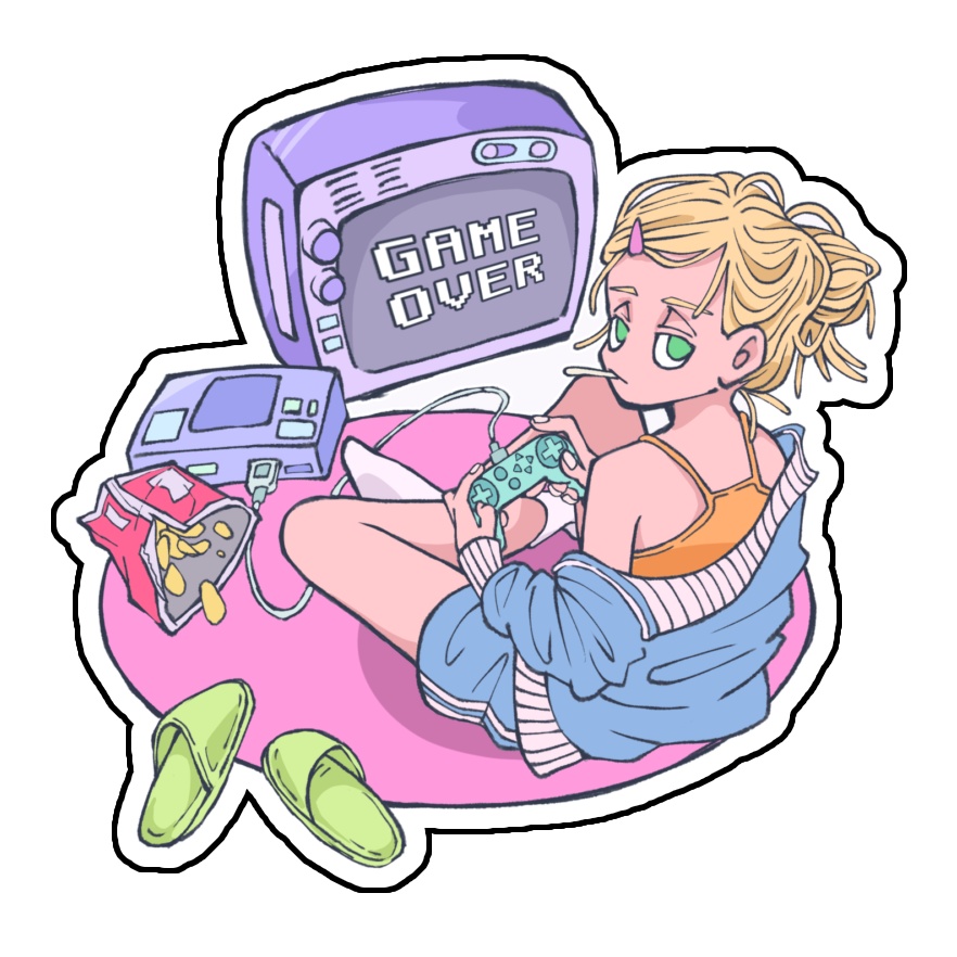ステッカー  (GAME OVER)