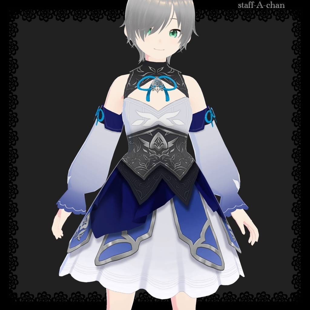 【#VRoid】ゲーム風衣装