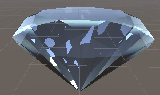 3Dモデル　ダイヤモンド