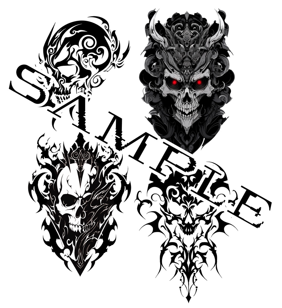 VRC用タトゥー素材　tatoo