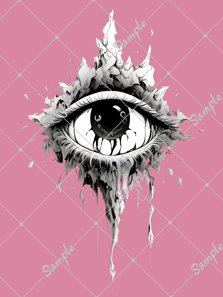 VRC用タトゥー素材 tatoo eye