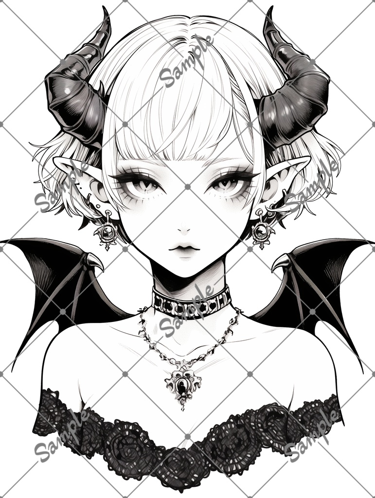 VRC用タトゥー素材　サキュバス　tatoo　succubus
