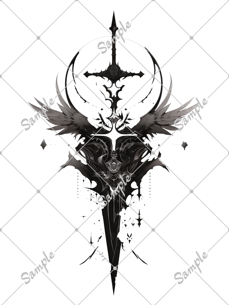 VRC用タトゥー素材　アート　art tatoo　