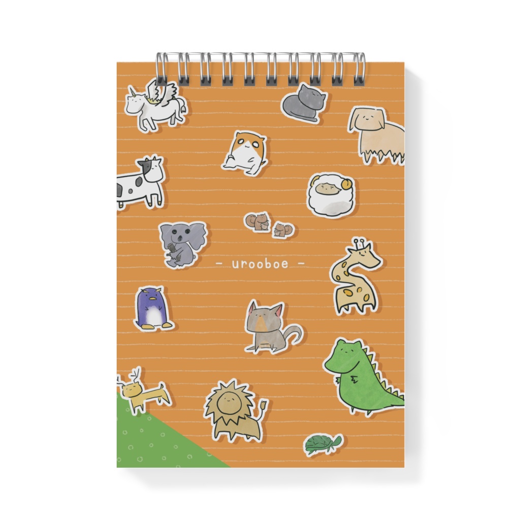 うろおぼえで描いた生き物のメモ帳