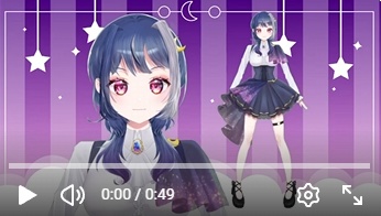 【Live2Dモデル】水持月見|VTuberスターターセット|VTubeStudio対応