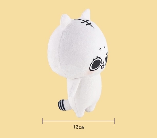 しろとらちゃんぬいぐるみ