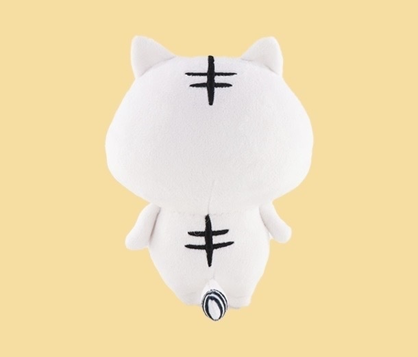 しろとらちゃんぬいぐるみ