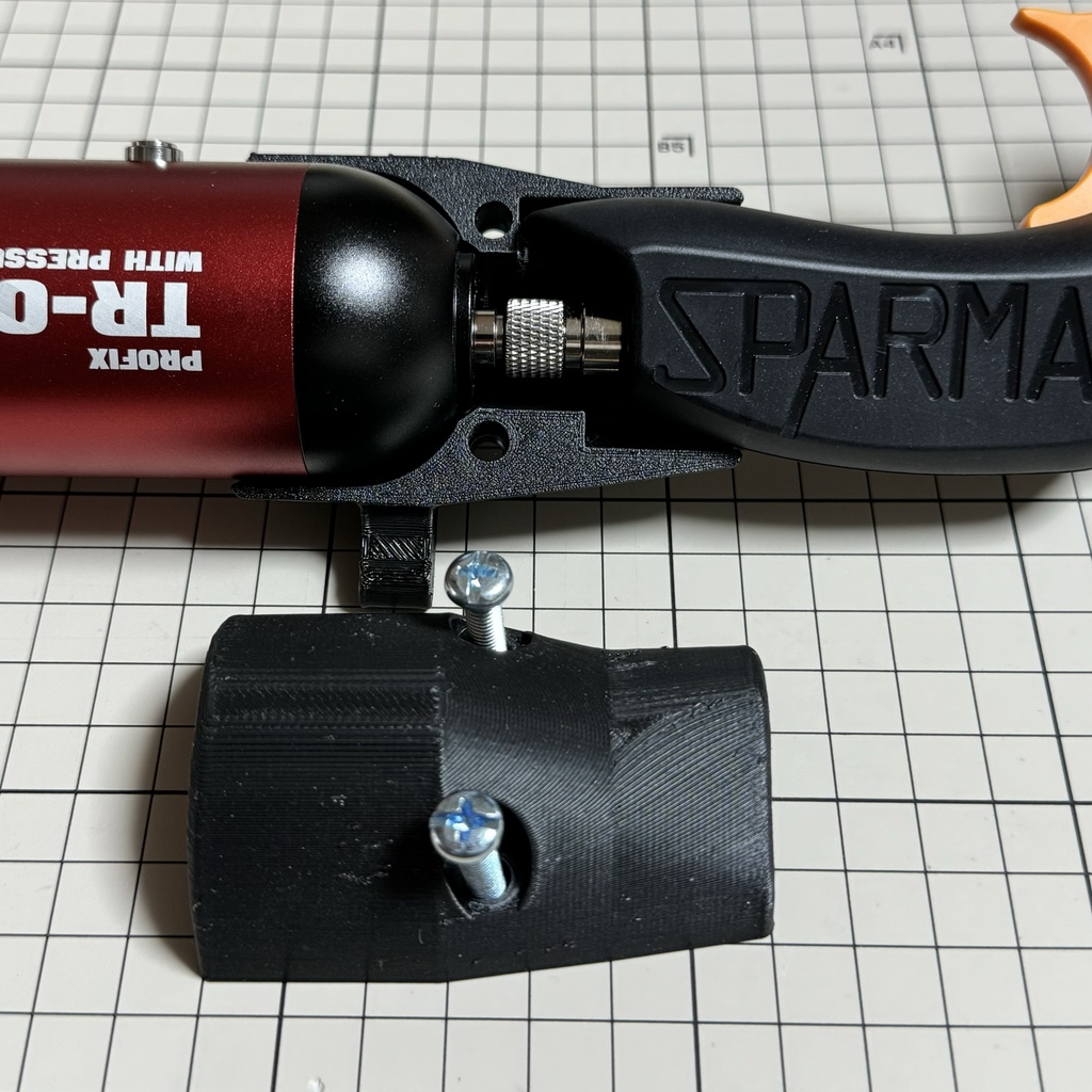 FLYER-SR2+充電式コンプレッサージョイントカバー