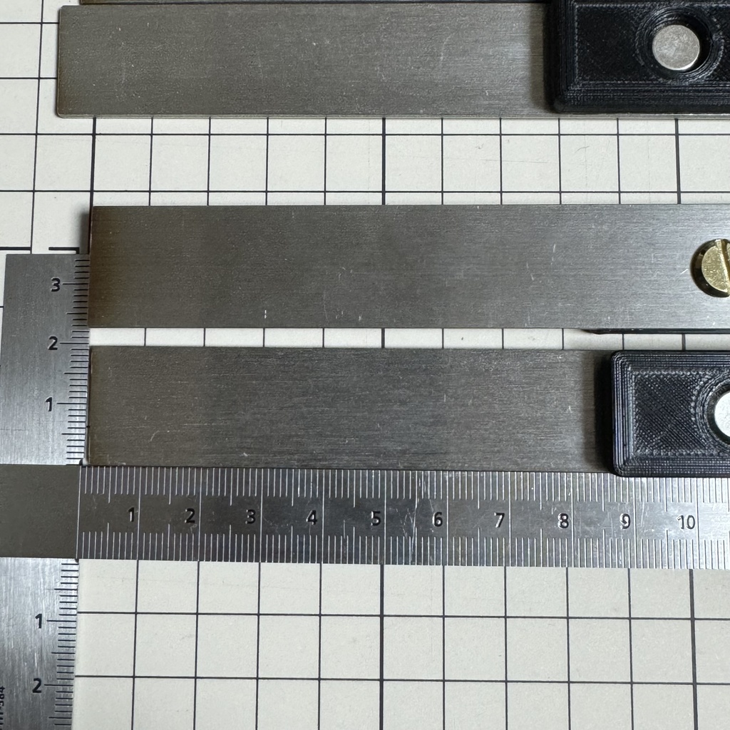 大型ステンレス製ヤスリ当て板