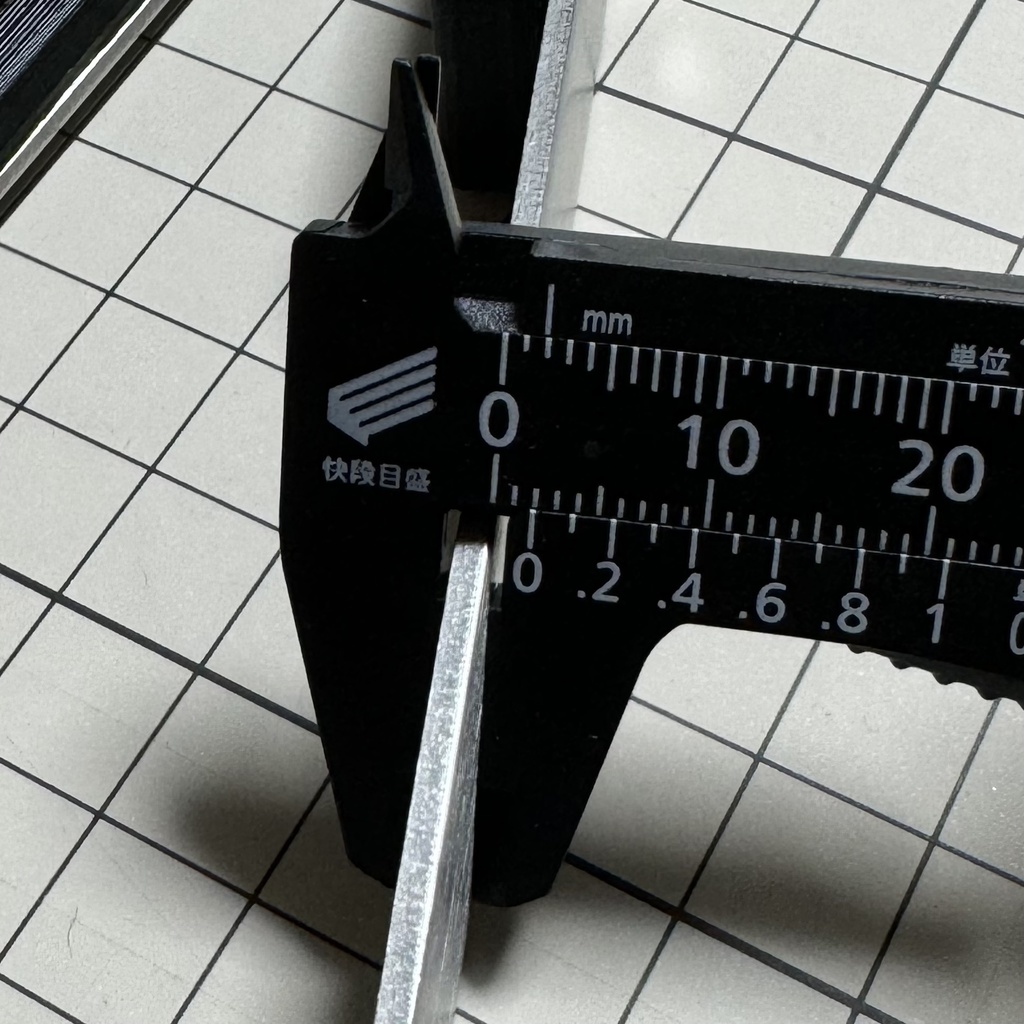 大型ステンレス製ヤスリ当て板