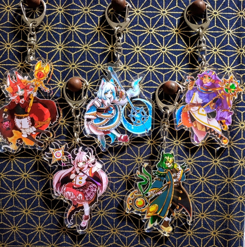 アクリルキーホルダー5種セット