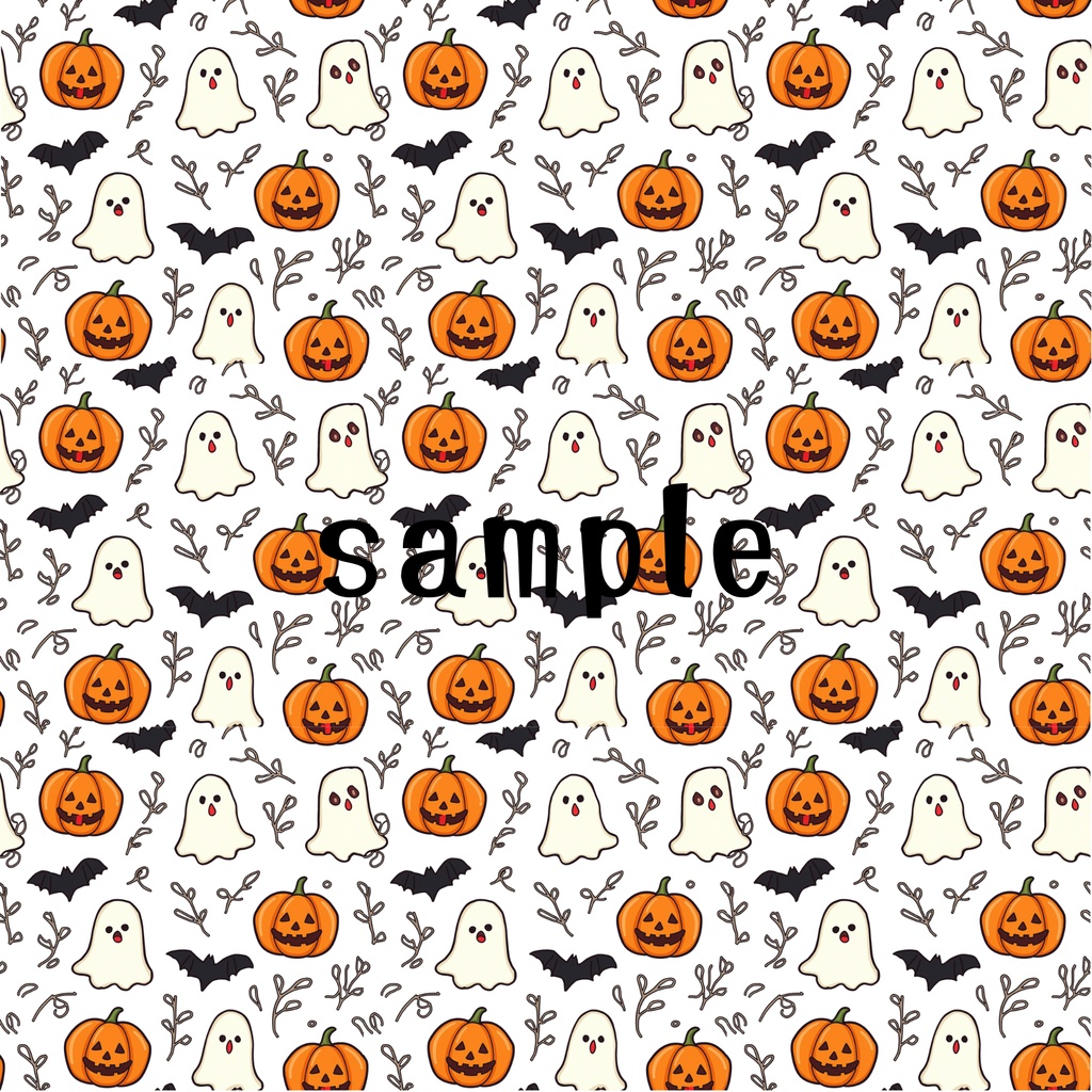 【5枚セット】ハロウィンデジタルぺーパー Halloween Digital Paper 5 Color Set 背景 壁紙 包装