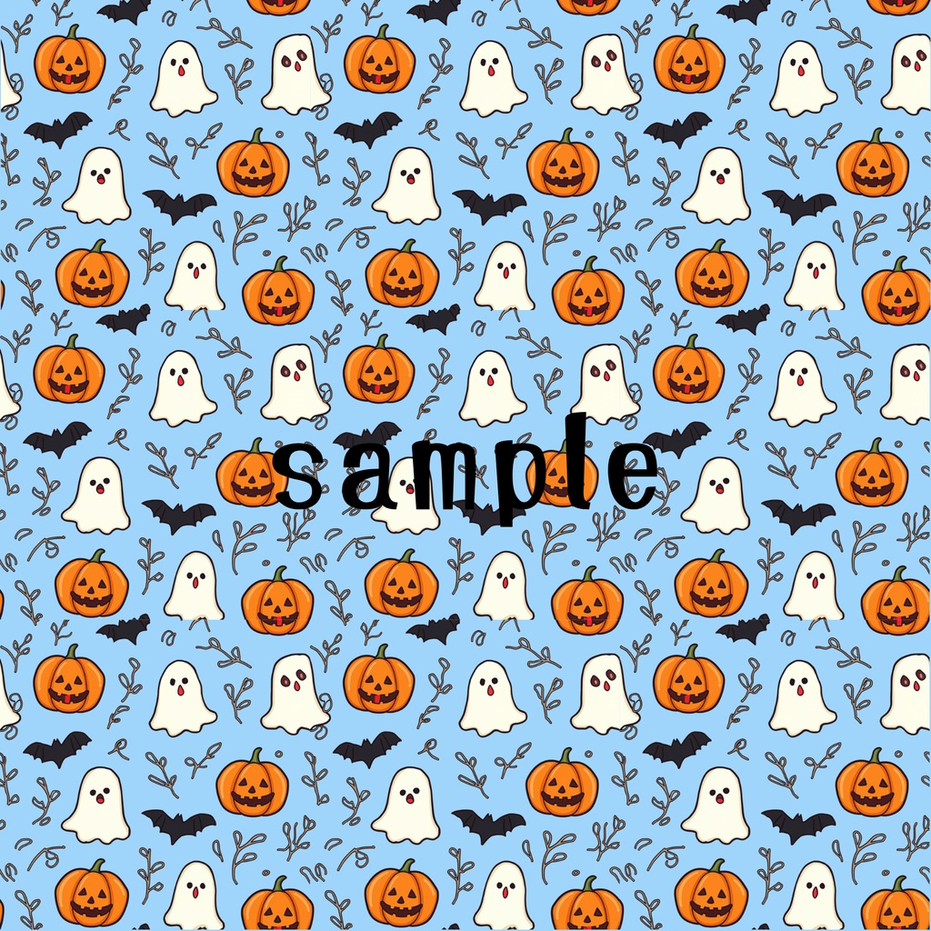 【5枚セット】ハロウィンデジタルぺーパー Halloween Digital Paper 5 Color Set 背景 壁紙 包装