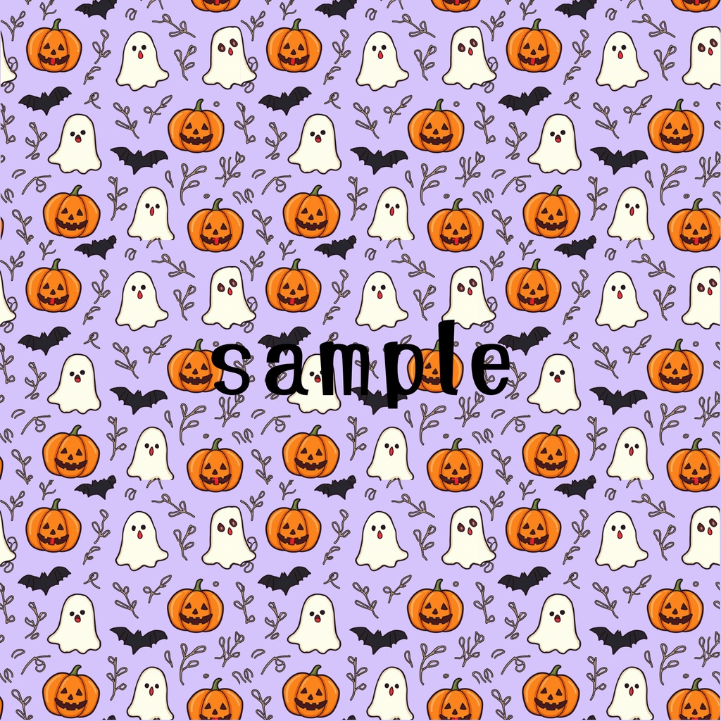 【5枚セット】ハロウィンデジタルぺーパー Halloween Digital Paper 5 Color Set 背景 壁紙 包装