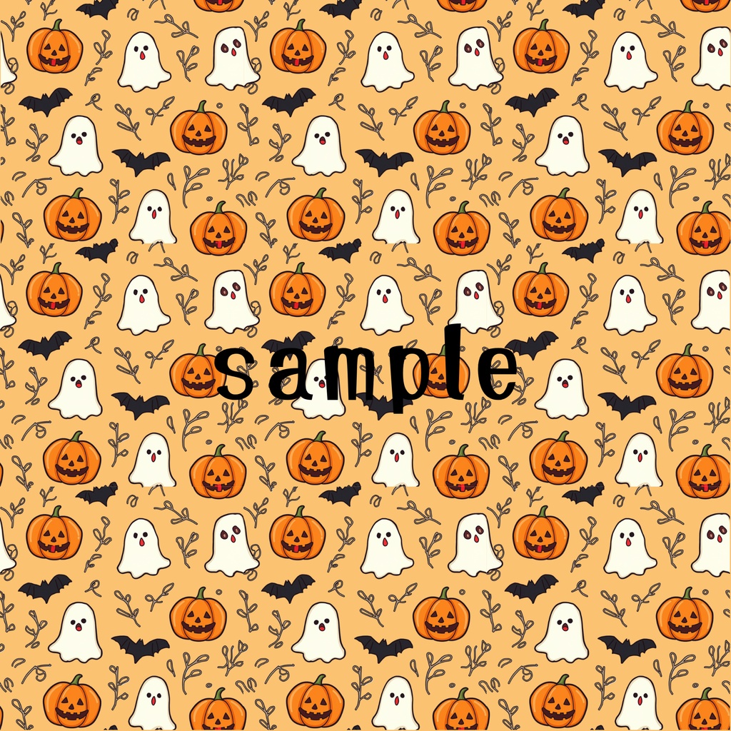 【5枚セット】ハロウィンデジタルぺーパー Halloween Digital Paper 5 Color Set 背景 壁紙 包装