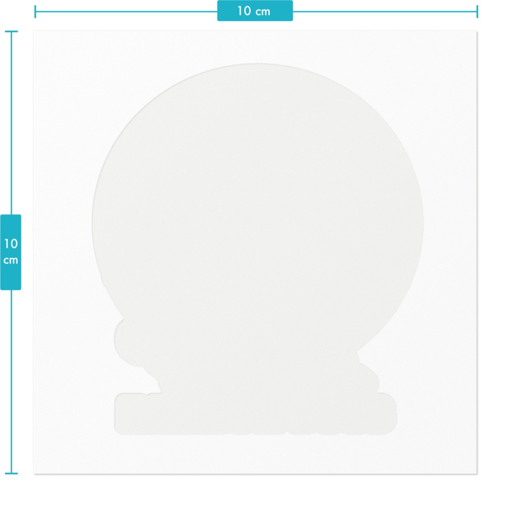 虹色犬のステッカー