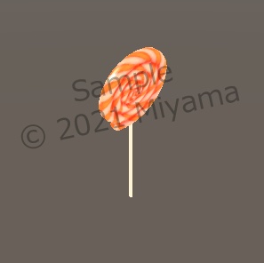 【VRC向け】ぐるぐるキャンディ 棒付きキャンディ ロリポップ Lollipop