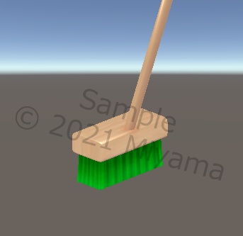 【VRC向け】デッキブラシ 掃除用具 Deckbrush