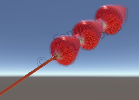 【VRC向け】いちごあめ 苺飴 夏祭り 屋台 IchigoAme