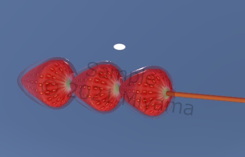 【VRC向け】いちごあめ 苺飴 夏祭り 屋台 IchigoAme