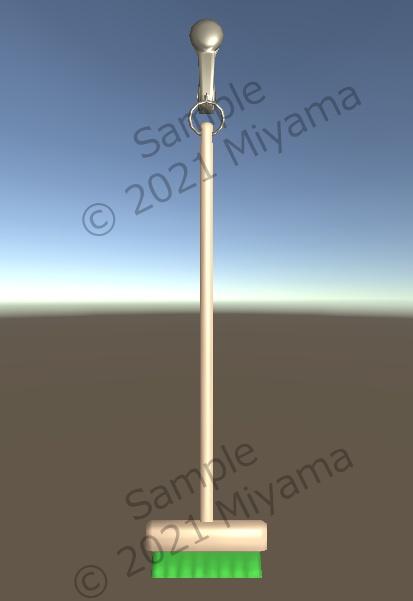 【VRC向け】デッキブラシのイヤリング Earrings_Deckbrush