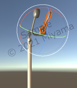 【VRC向け】デッキブラシのイヤリング Earrings_Deckbrush