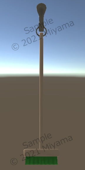 【VRC向け】デッキブラシのイヤリング Earrings_Deckbrush