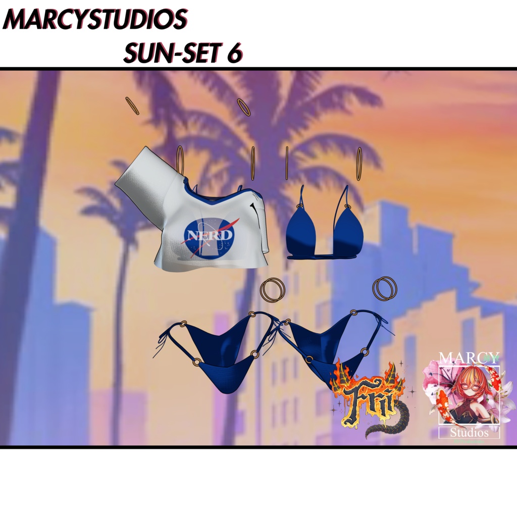 🏖️☀️Sun-Set 6 Bikini🏖️☀️ 【7 Models】