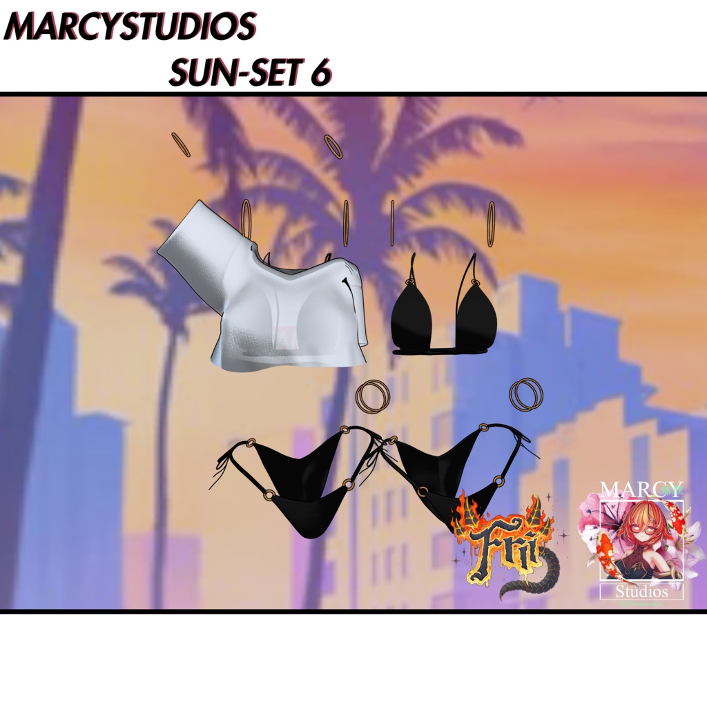 🏖️☀️Sun-Set 6 Bikini🏖️☀️ 【7 Models】