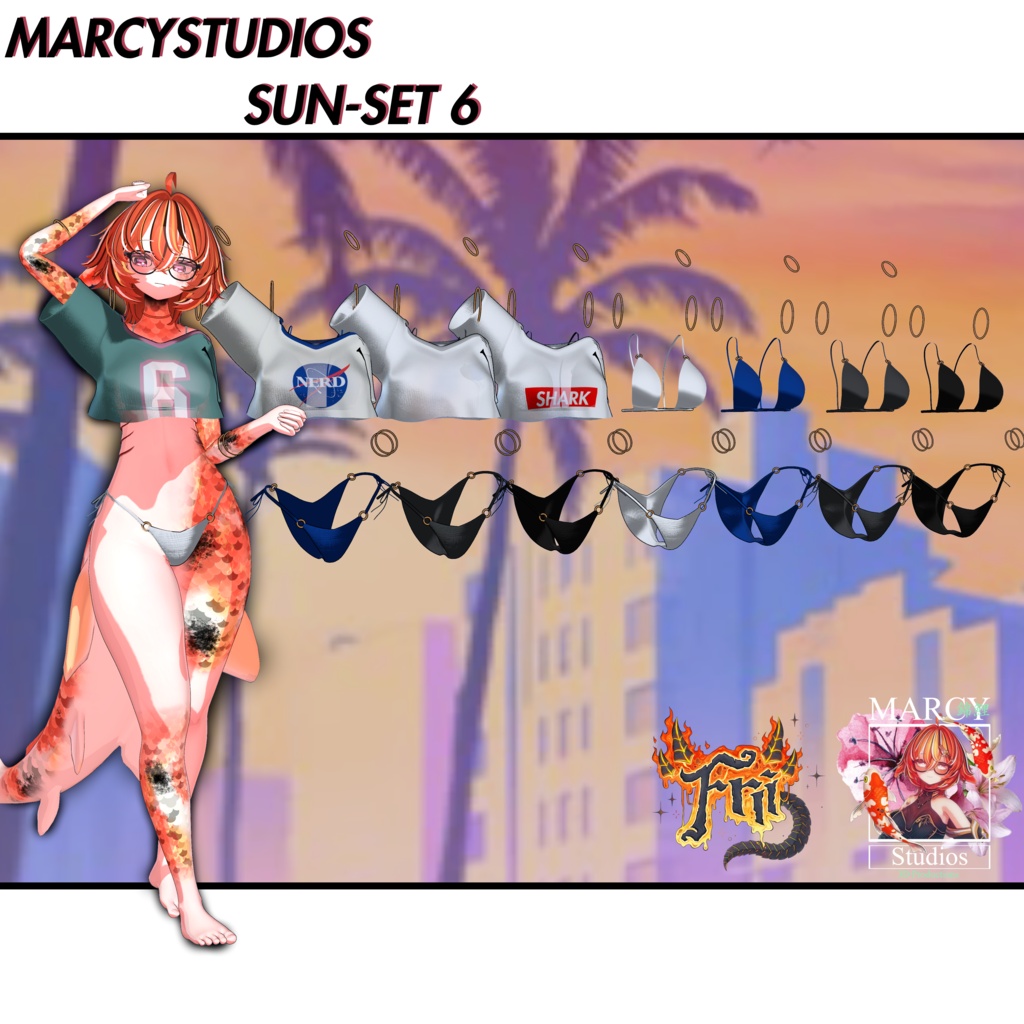 🏖️☀️Sun-Set 6 Bikini🏖️☀️ 【7 Models】
