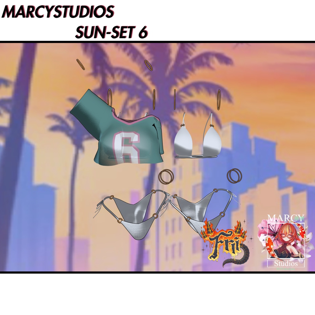 🏖️☀️Sun-Set 6 Bikini🏖️☀️ 【7 Models】