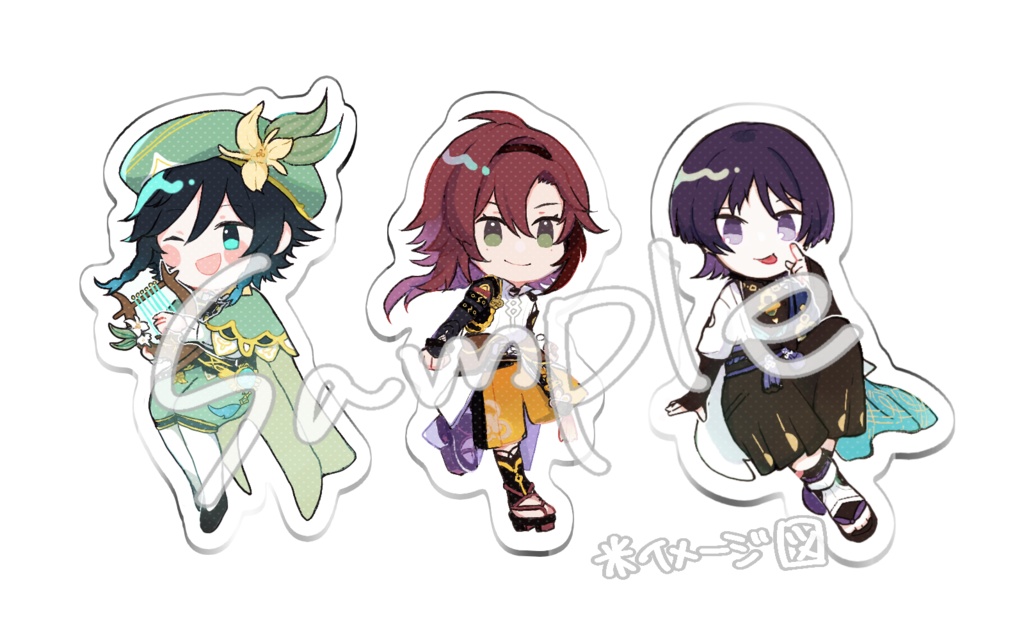 風男子 ミニアクリルスタンド