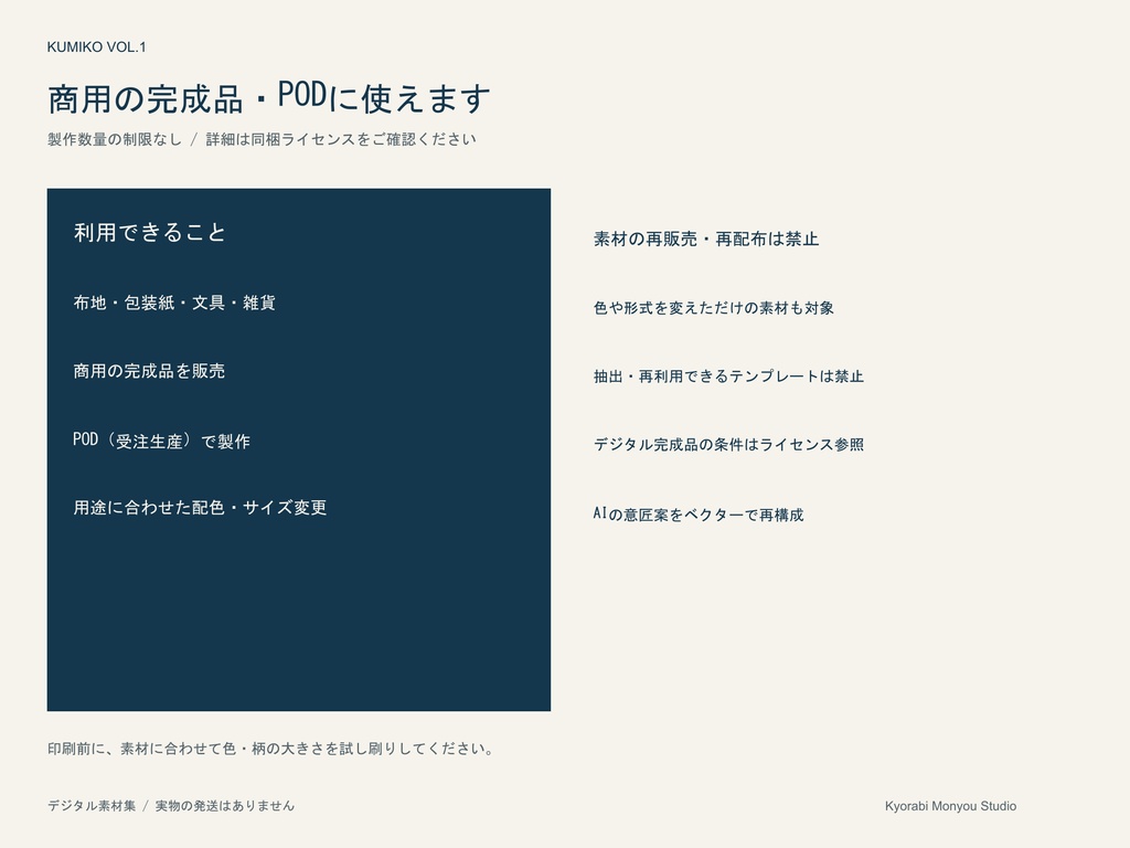 【9/27まで公開記念価格】Kumiko Vol.1|和柄シームレスパターン48点|PNG・JPG・SVG|商用・POD利用可