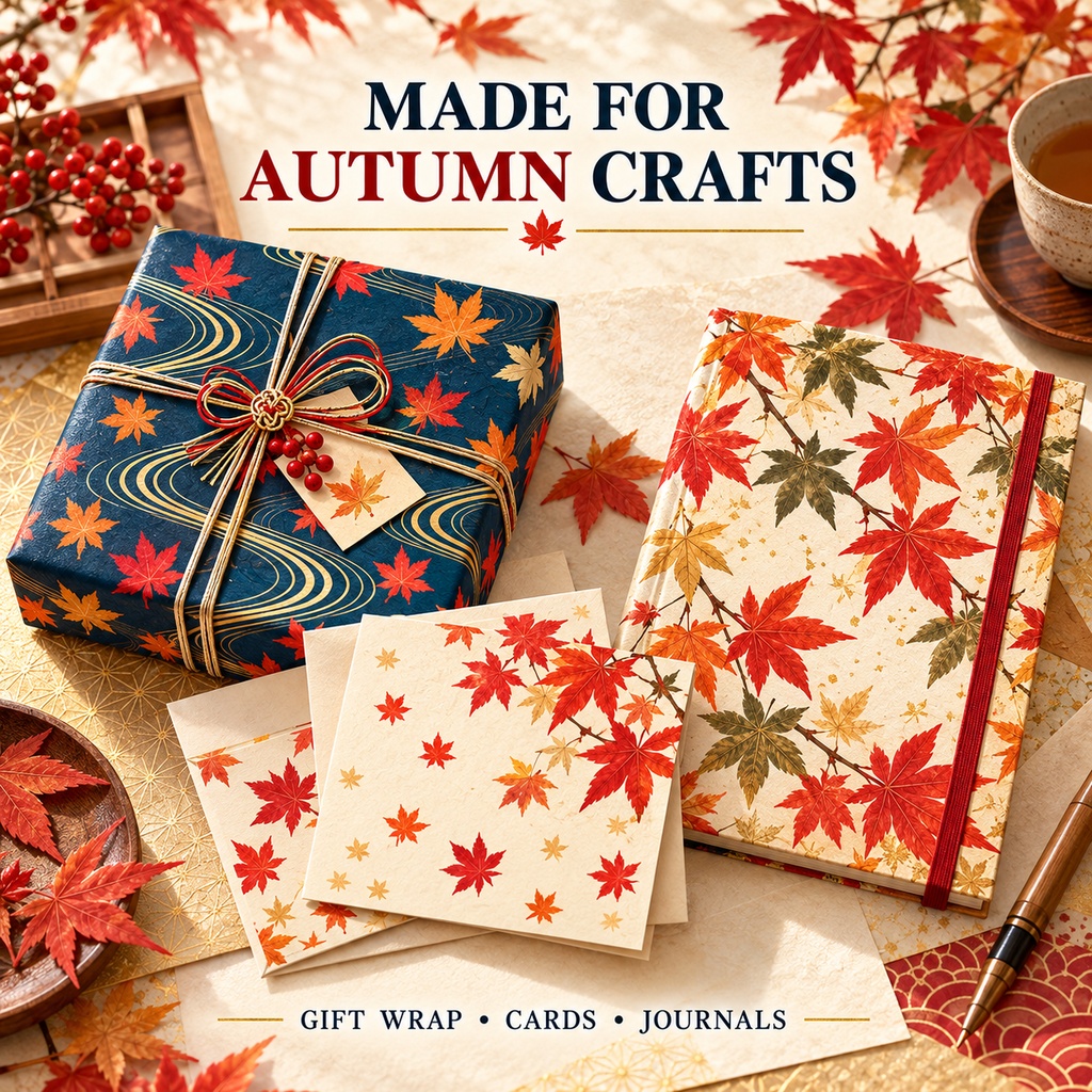 紅葉の和柄素材12種|Momiji Motif Studies Vol.1|デジタルペーパー&反復タイル JPG・PNG