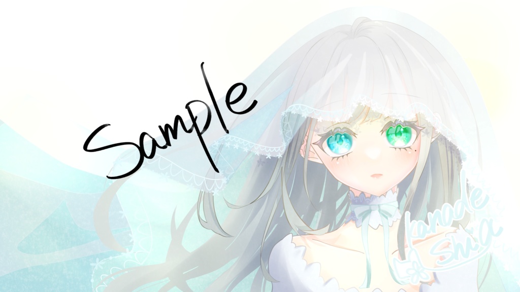 【4K壁紙】花撫シア-君に溶ける-【活動支援用】