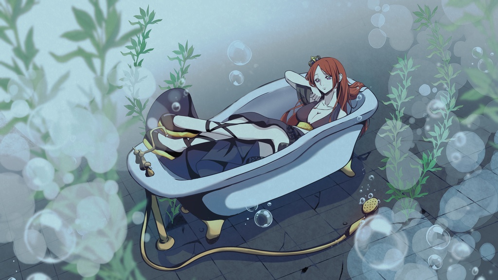 【波音リツ】水底に沈む【4K壁紙】