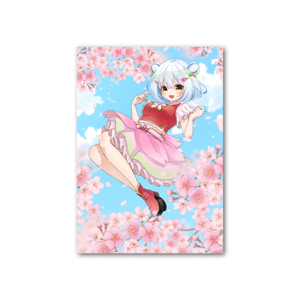 それいけ!おんぶにだっころりん!フォト風カード🌸