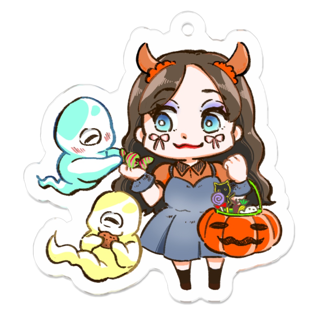 お菓子をどうぞ♪ キーホルダー