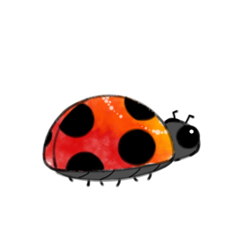 妖精と小さな生き物シリーズ「てんとう虫」