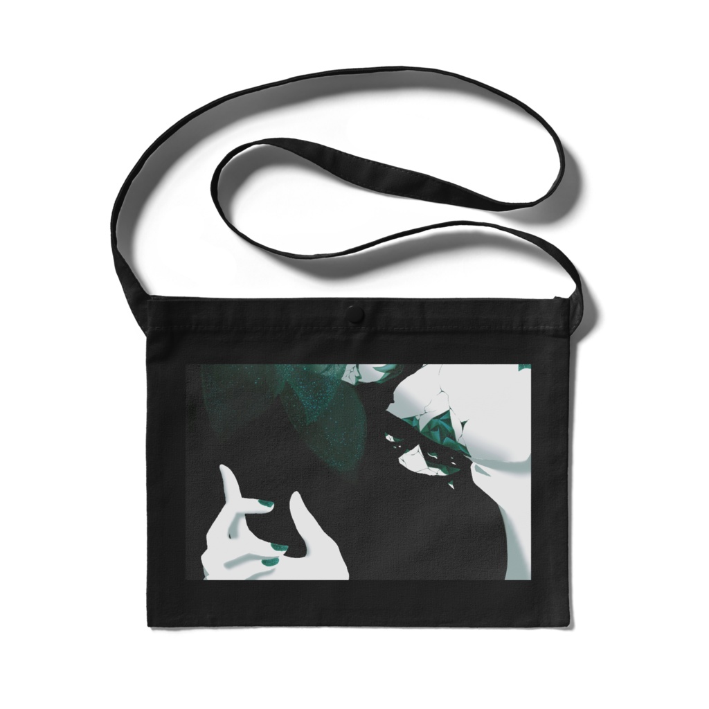 フォスフォフィライト「顔」または「首元」サコッシュ