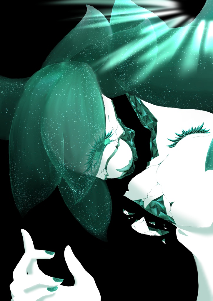 フォスフォフィライト「顔」または「首元」サコッシュ