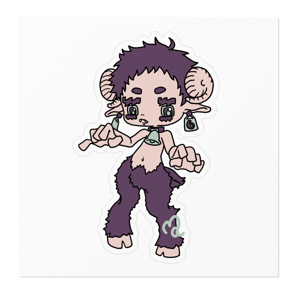 3色家畜くんステッカー 全25種