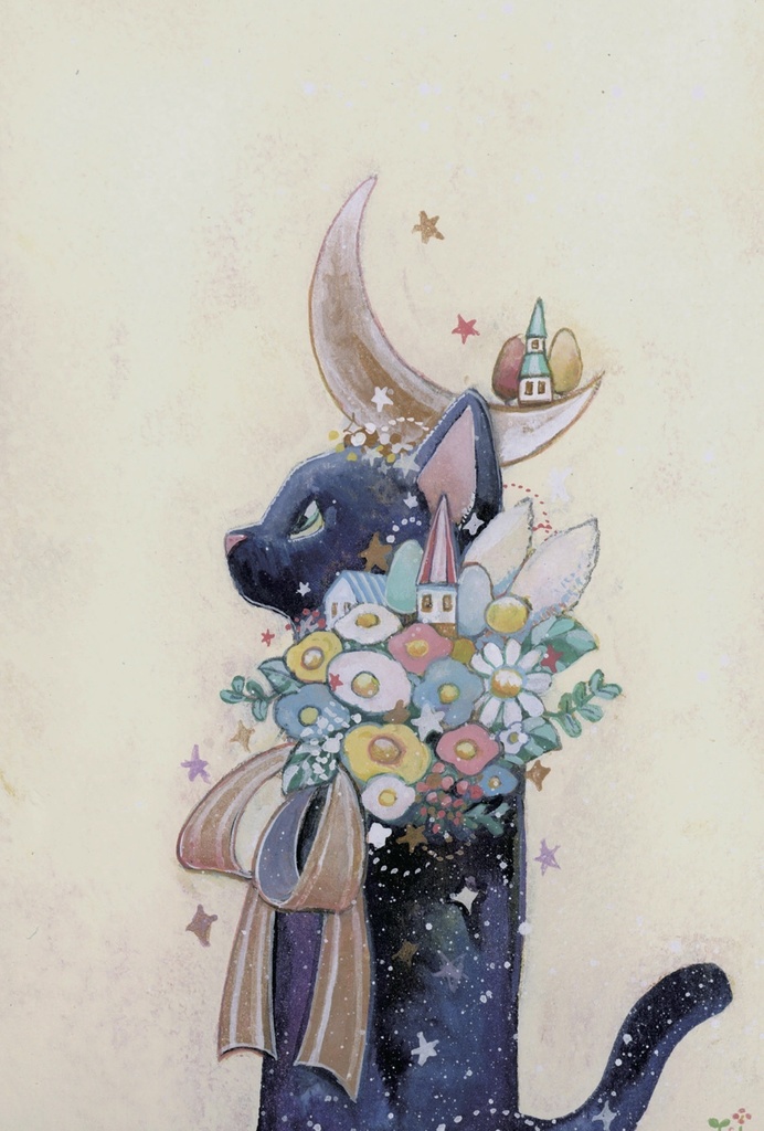 Yosi ポストカード5枚セット 気ままな日々