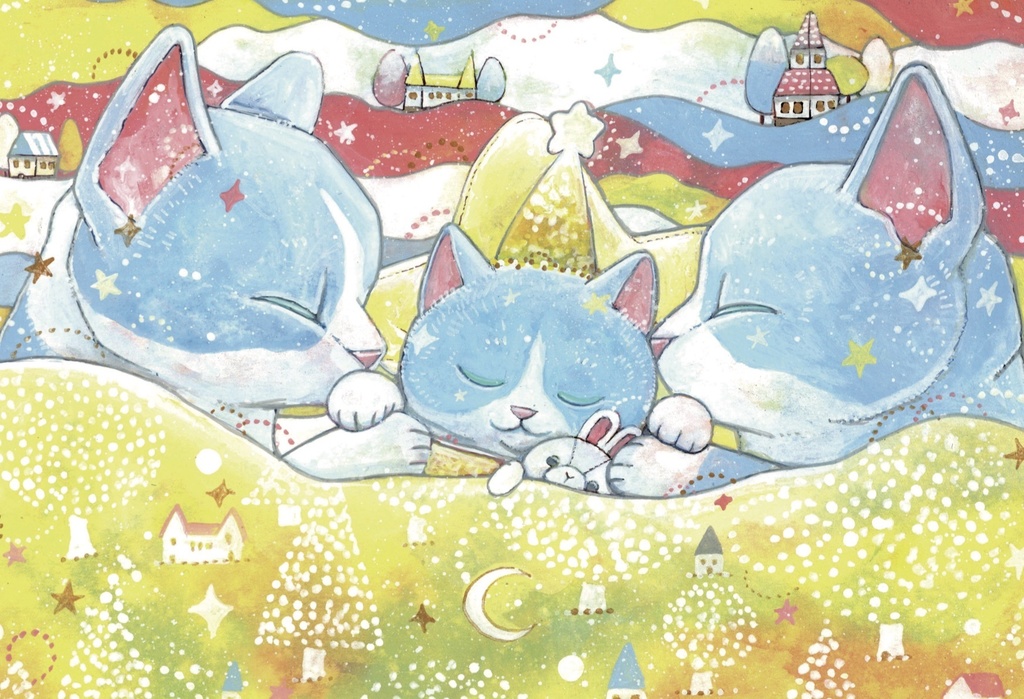 Yosi ポストカード5枚セット 気ままな日々