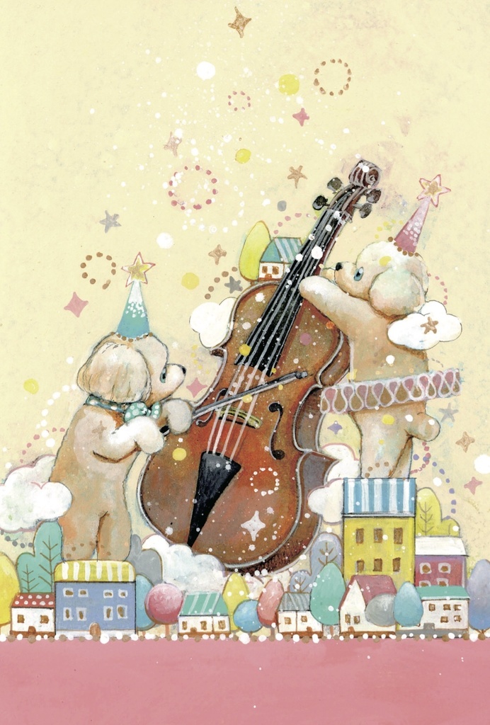 Yosi ポストカード5枚セット 愛しい日々